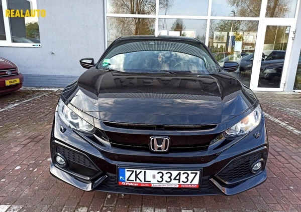 Honda Civic cena 70900 przebieg: 135000, rok produkcji 2018 z Gostynin małe 407